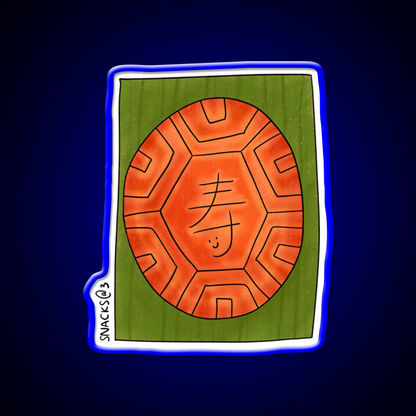 The Red Tortoise Cake Led Neon Sign Chinese Food Rgb Color