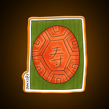 The Red Tortoise Cake Led Neon Sign Chinese Food Rgb Color