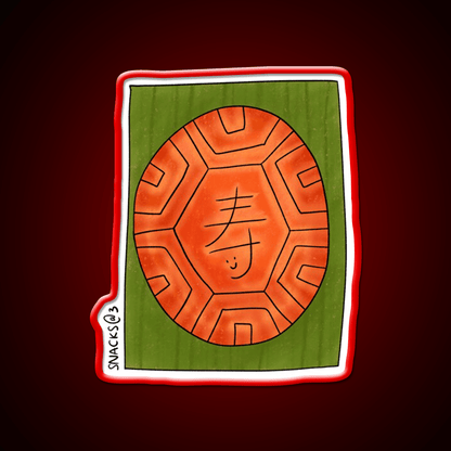 The Red Tortoise Cake Led Neon Sign Chinese Food Rgb Color - Shineneon