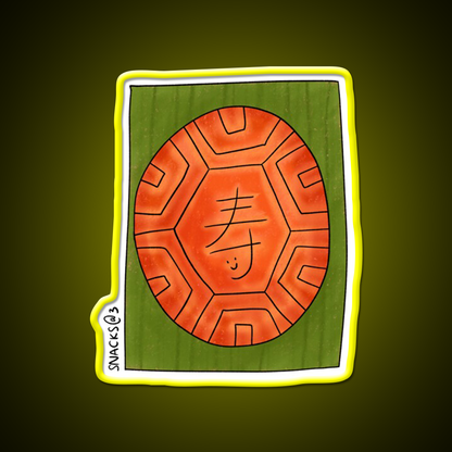 The Red Tortoise Cake Led Neon Sign Chinese Food Rgb Color