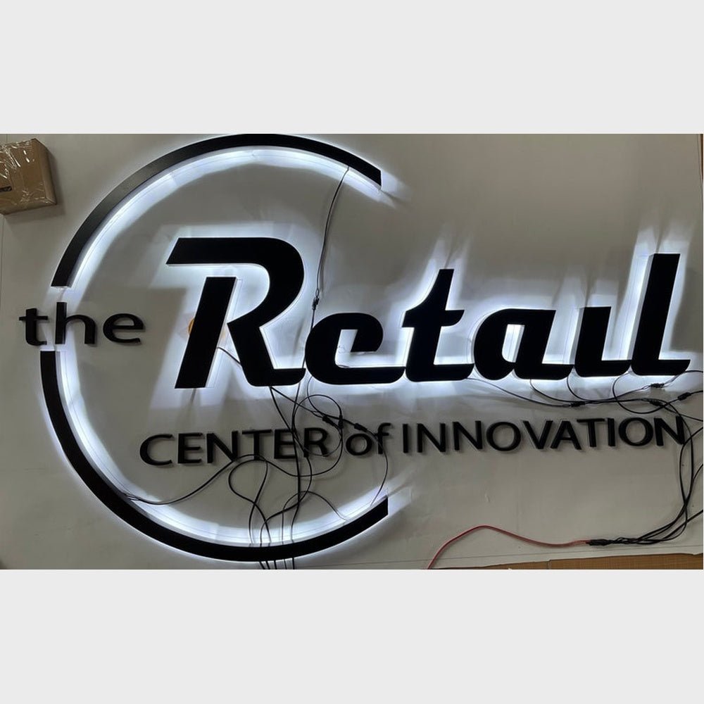The Retail Center Of Innovation 3D Backlit Channel Letters Led Light Sign - Shineneon