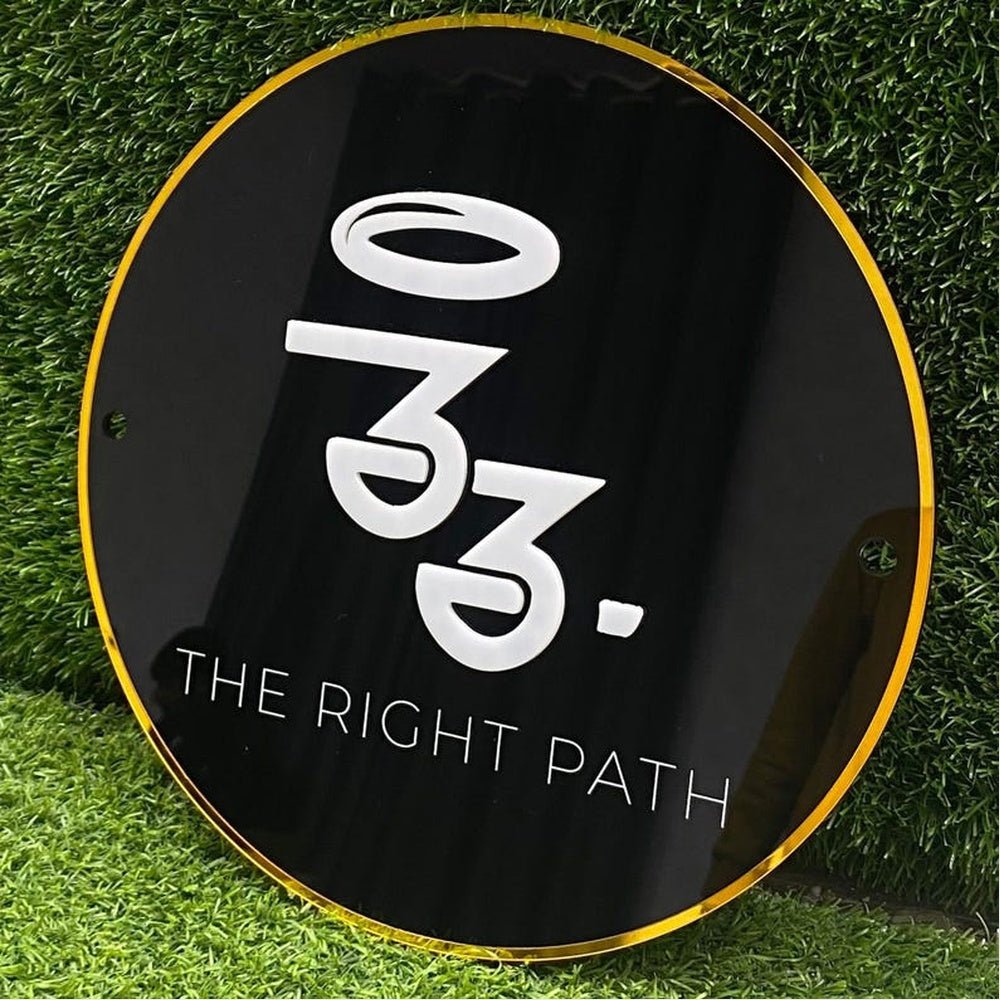 The Right Path Acrylic Business Logo Sign - Shineneon
