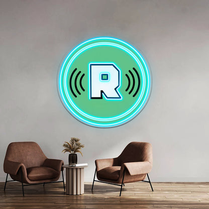 The Ringer Logo Artwork Personalized Neon Signs