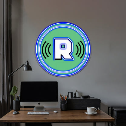 The Ringer Logo Artwork Personalized Neon Signs