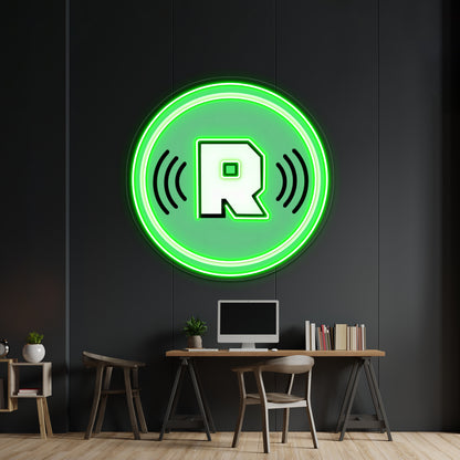 The Ringer Logo Artwork Personalized Neon Signs