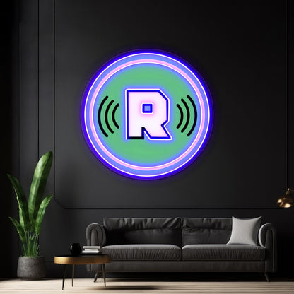 The Ringer Logo Artwork Personalized Neon Signs