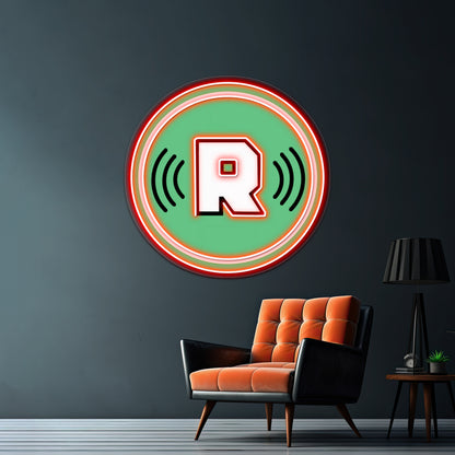 The Ringer Logo Artwork Personalized Neon Signs