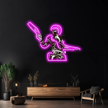 The Road Warrior Artwork Personalized Neon Signs | Shineneon