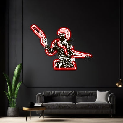 The Road Warrior Artwork Personalized Neon Signs | Shineneon