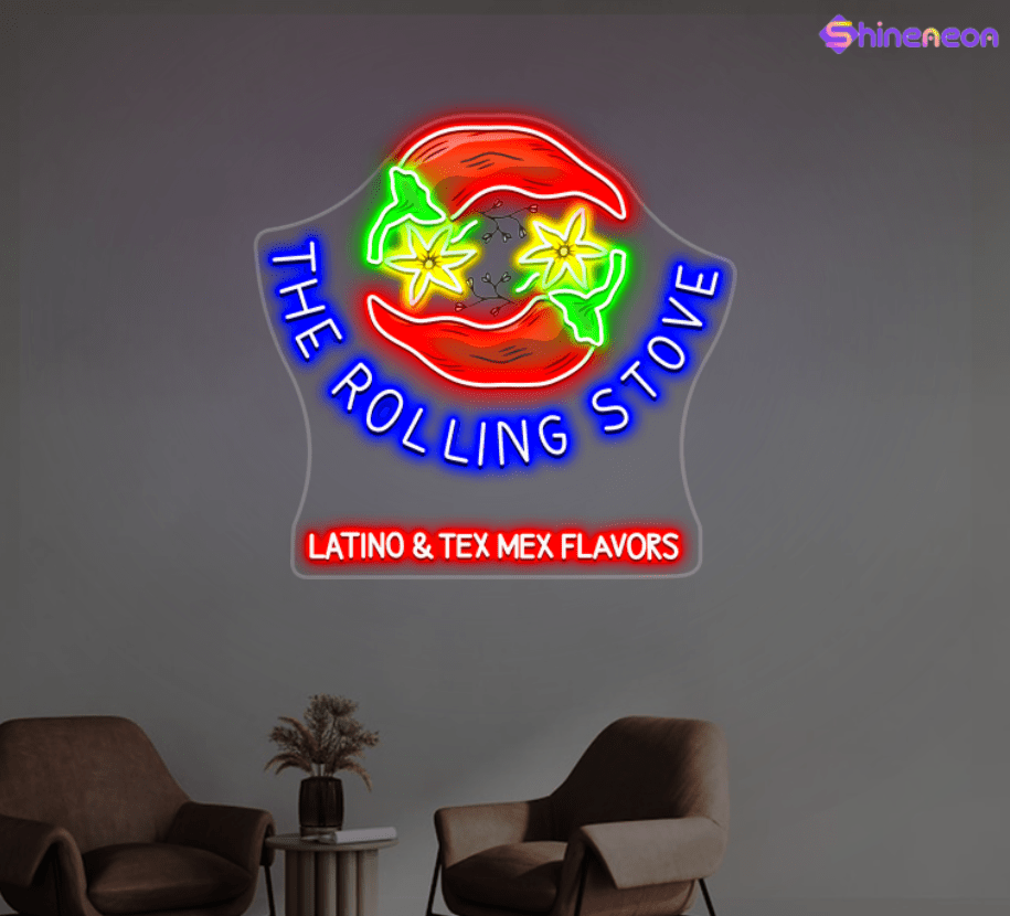 THE ROLLING STOVE waterproof Custom Neon Sign - Shineneon