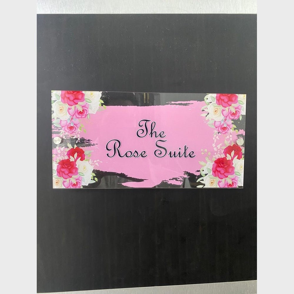 The Rose Suite Acrylic Business Logo Sign - Shineneon
