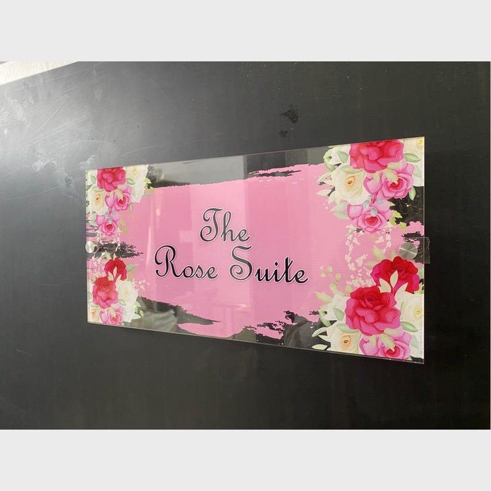 The Rose Suite Acrylic Business Logo Sign - Shineneon