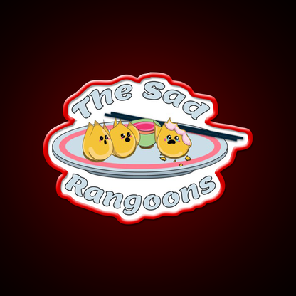 The Sad Rangoons Led Neon Sign Chinese Food Rgb Color