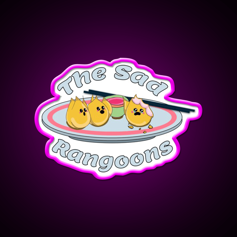 The Sad Rangoons Led Neon Sign Chinese Food Rgb Color - Shineneon