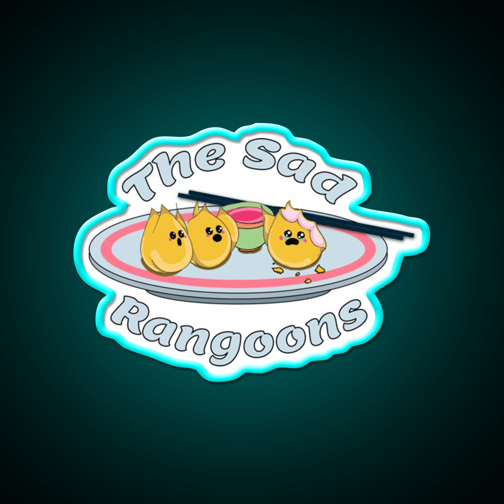 The Sad Rangoons Led Neon Sign Chinese Food Rgb Color - Shineneon