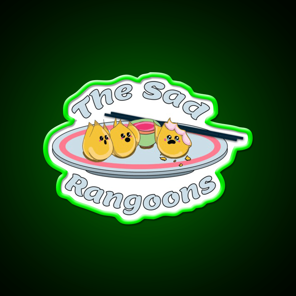 The Sad Rangoons Led Neon Sign Chinese Food Rgb Color - Shineneon