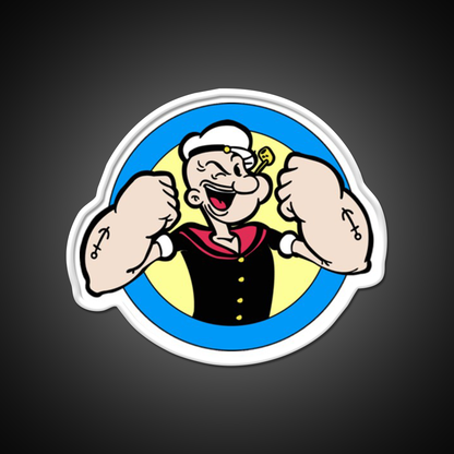 The Sailor Popeye 90S Vintage 04 Gym Fitness Led Neon Sign Rgb Color - LED neon sign view 11