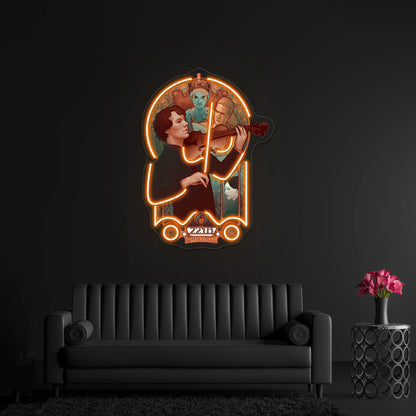 The Science Of Deduction Artwork Personalized Neon Signs | Shineneon