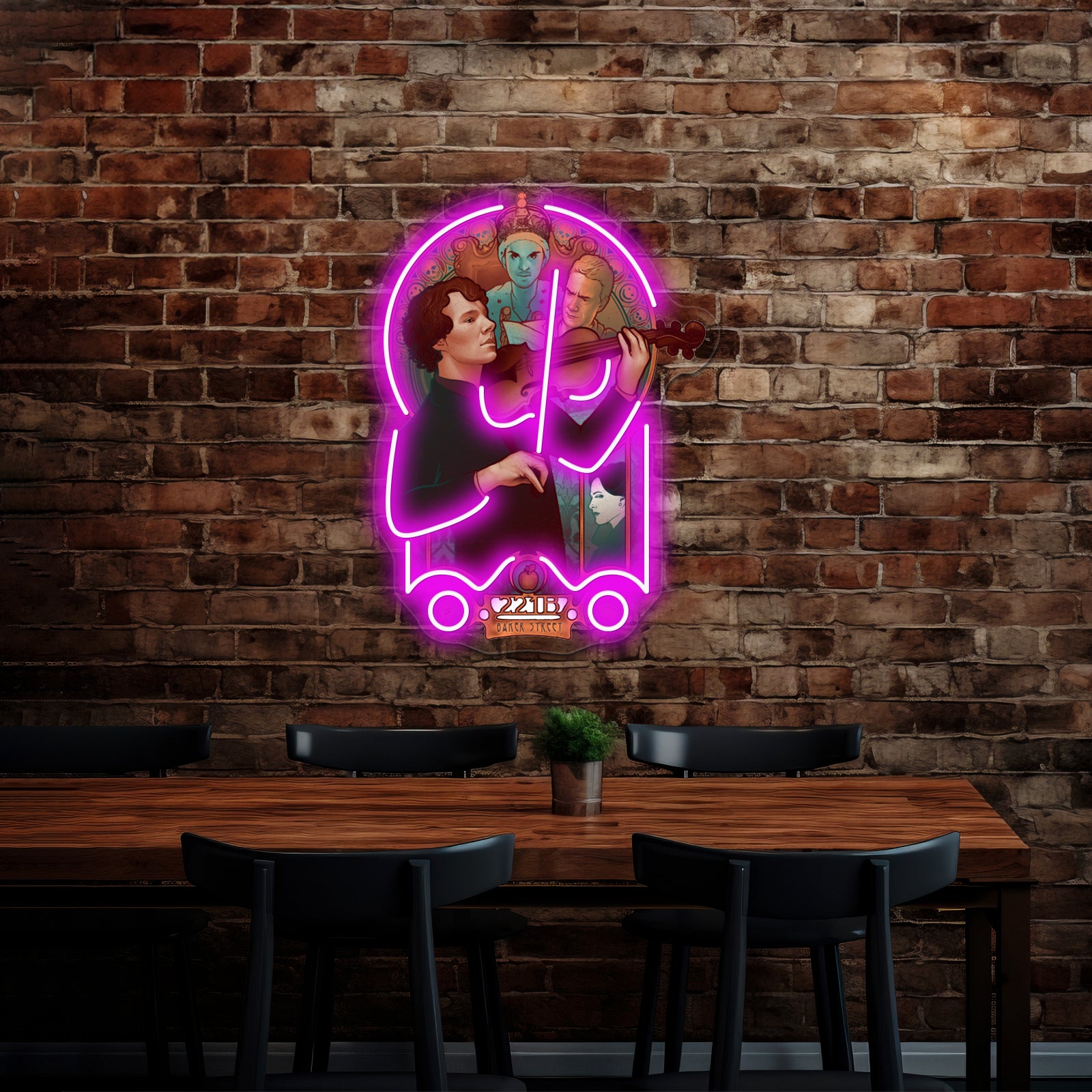 The Science Of Deduction Artwork Personalized Neon Signs | Shineneon