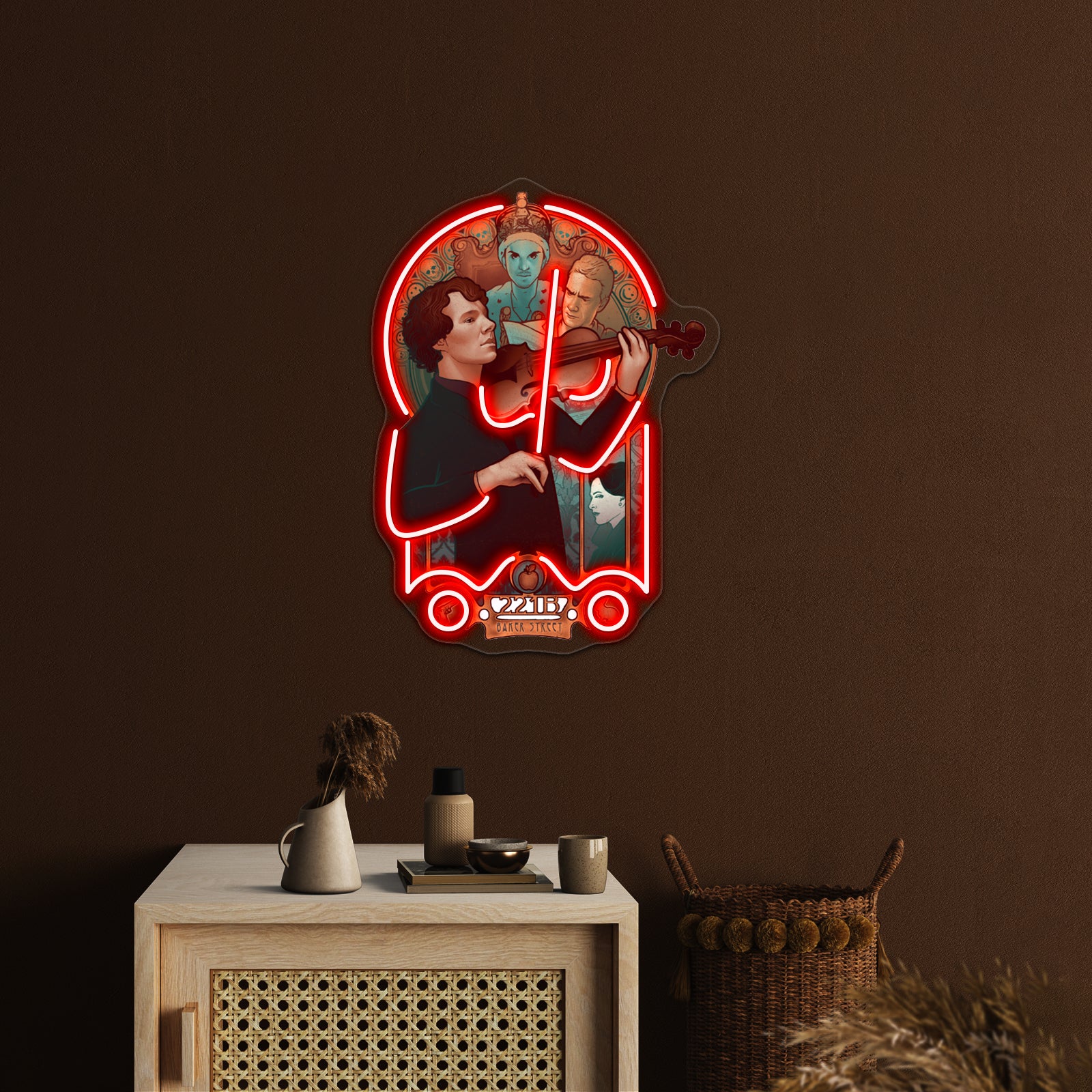 The Science Of Deduction Artwork Personalized Neon Signs | Shineneon