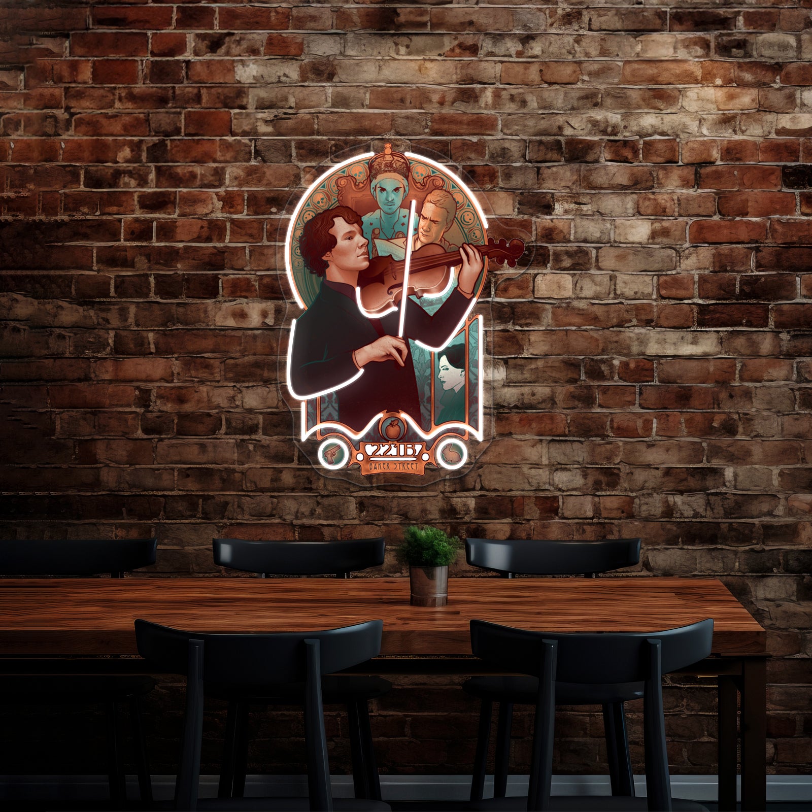 The Science Of Deduction Artwork Personalized Neon Signs | Shineneon