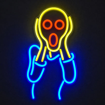 The Scream Figure LED Neon Sign - Shineneon