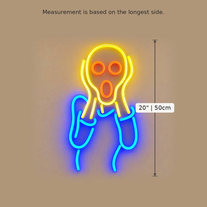 The Scream Figure LED Neon Sign - Shineneon