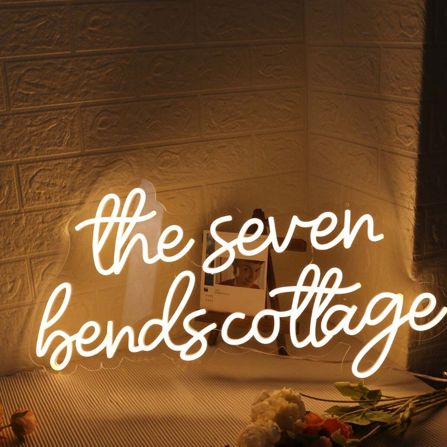 The Seven Bends Cottage Yellow Led Neon Sign - Shineneon