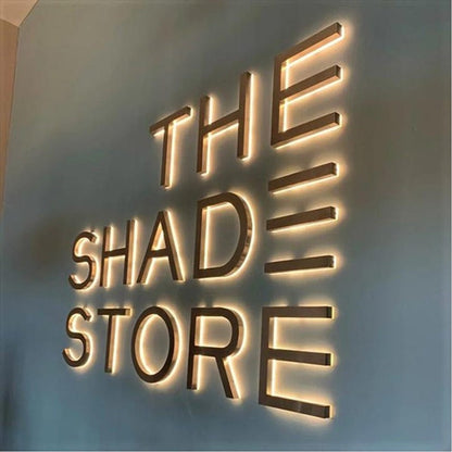 The Shade Store 3D Backlit Channel Letters Led Light Sign - Shineneon