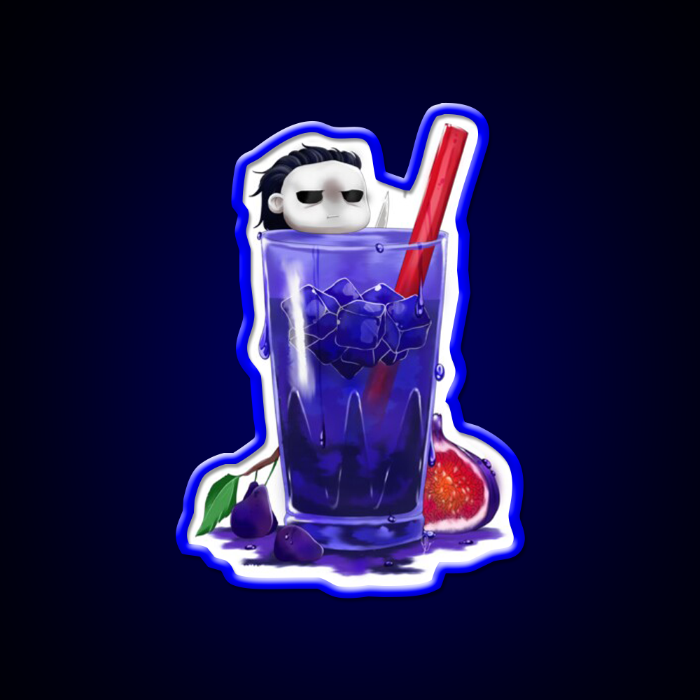 The Shapes Deep Stare Cocktail Bar Decor Led Neon Sign Rgb Color - LED neon sign view 5