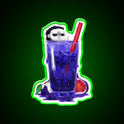 The Shapes Deep Stare Cocktail Bar Decor Led Neon Sign Rgb Color - Shineneon