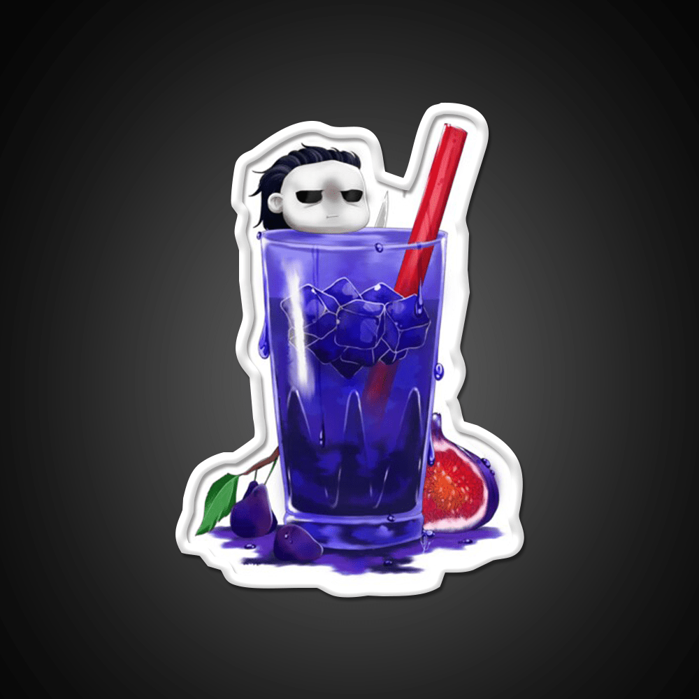 The Shapes Deep Stare Cocktail Bar Decor Led Neon Sign Rgb Color - Shineneon