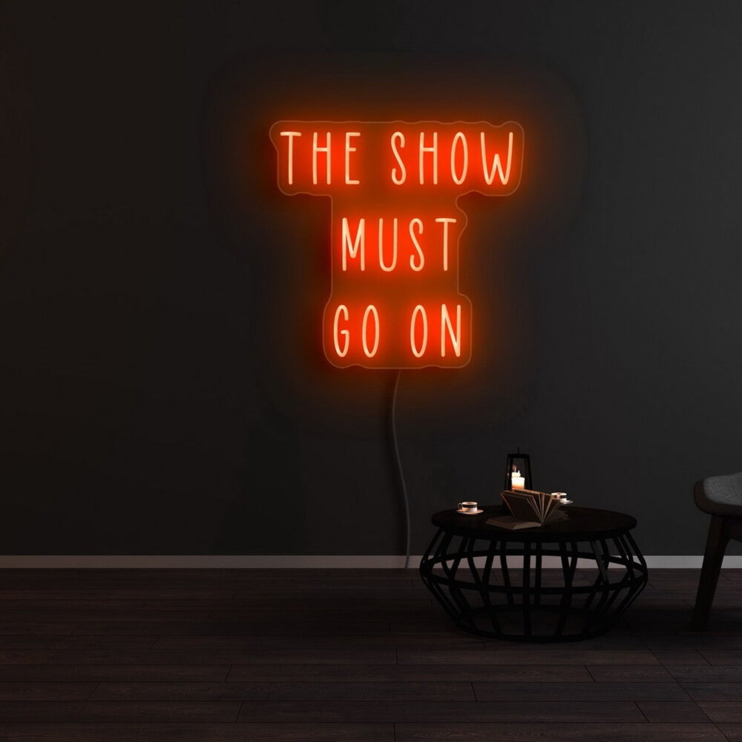 The Show Must Go On Led Neon Sign - Shineneon
