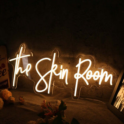 The Skin Room Yellow Led Neon Sign - Shineneon