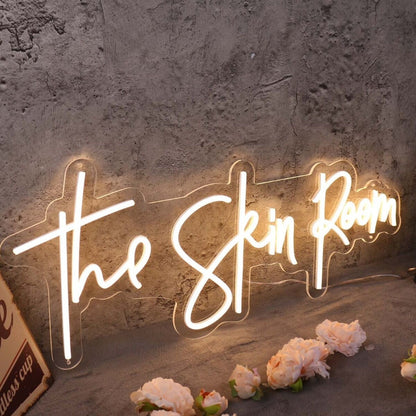 The Skin Room Yellow Led Neon Sign - Shineneon