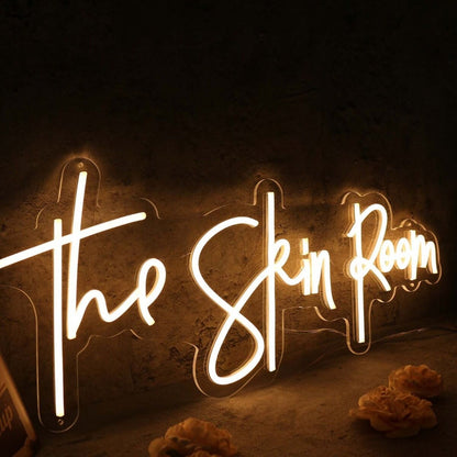 The Skin Room Yellow Led Neon Sign - Shineneon