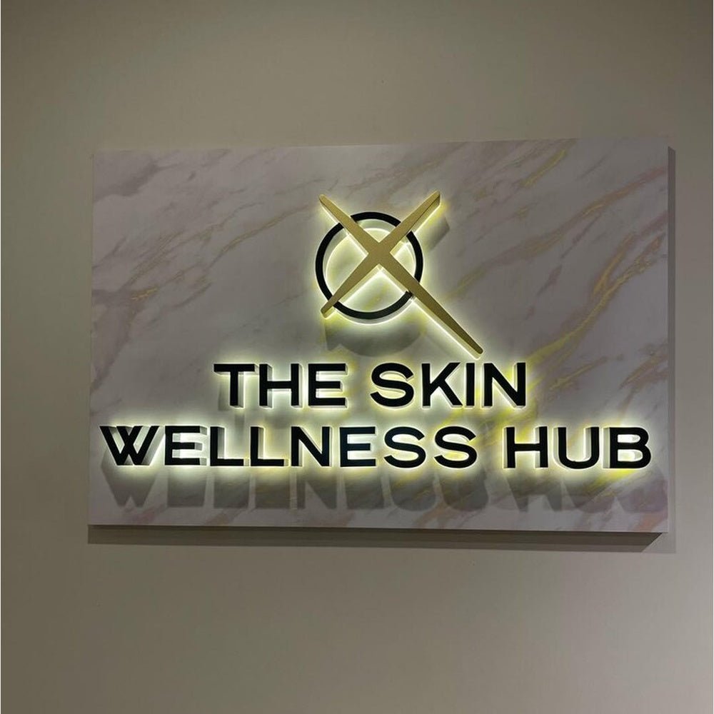 The Skin Wellness Hub 3D Backlit Channel Letters Led Light Sign - Shineneon