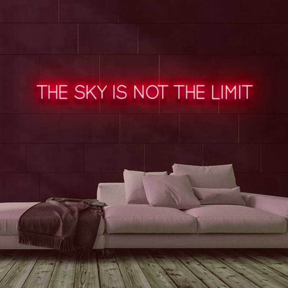The Sky Is Not The Limit Led Neon Sign | Shineneon