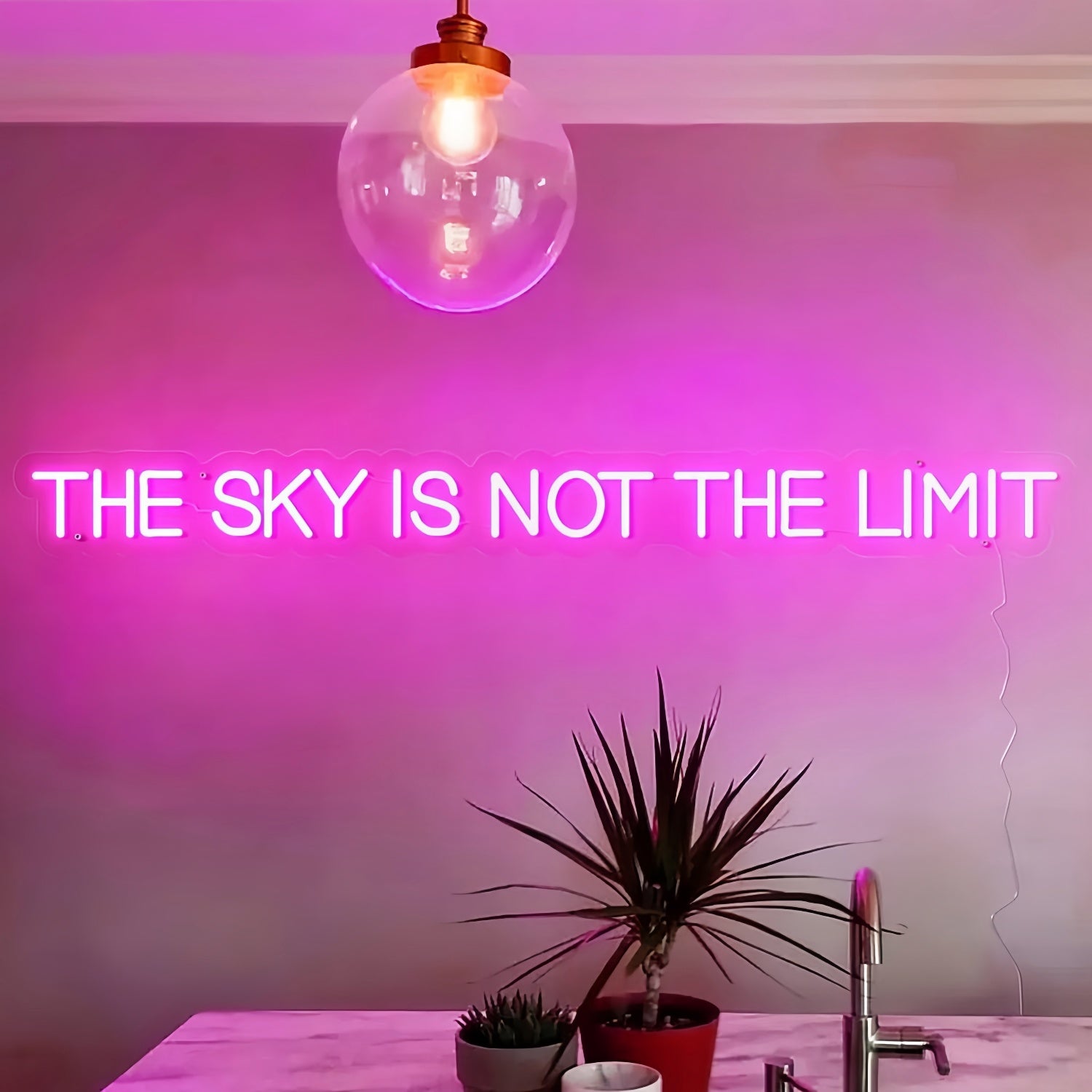 The Sky Is Not The Limit Led Neon Sign Illuminate Your Dreams | Shineneon