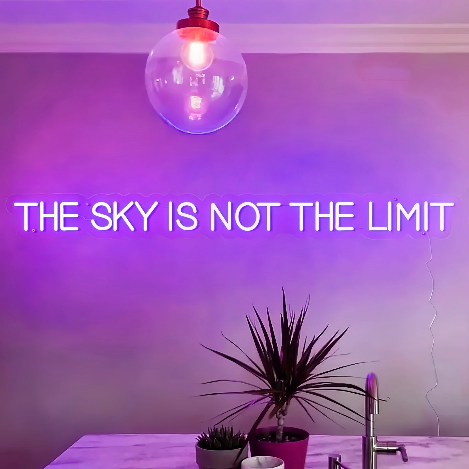 The Sky Is Not The Limit Led Neon Sign Illuminate Your Dreams | Shineneon