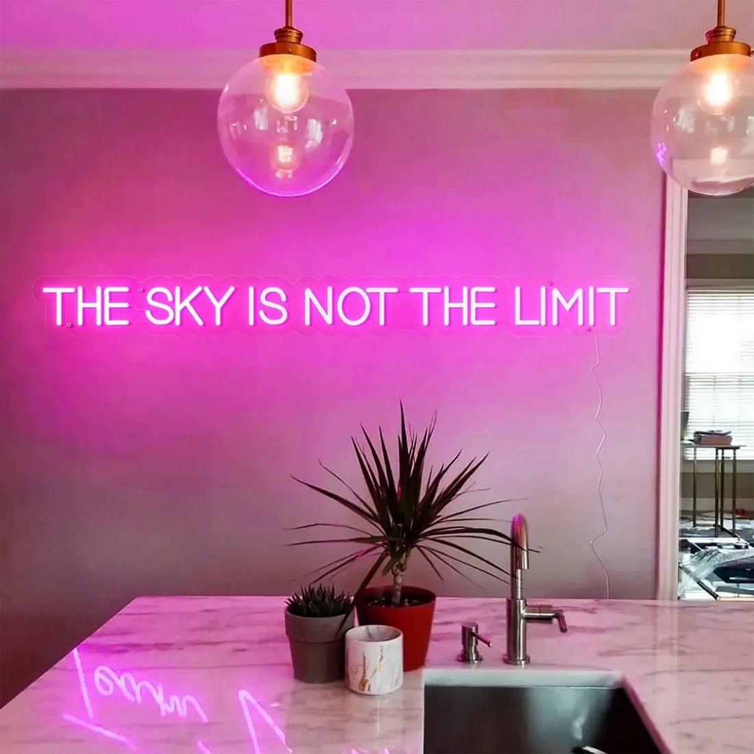 The Sky Is Not The Limit Led Sign Business Neon Signs - Shineneon