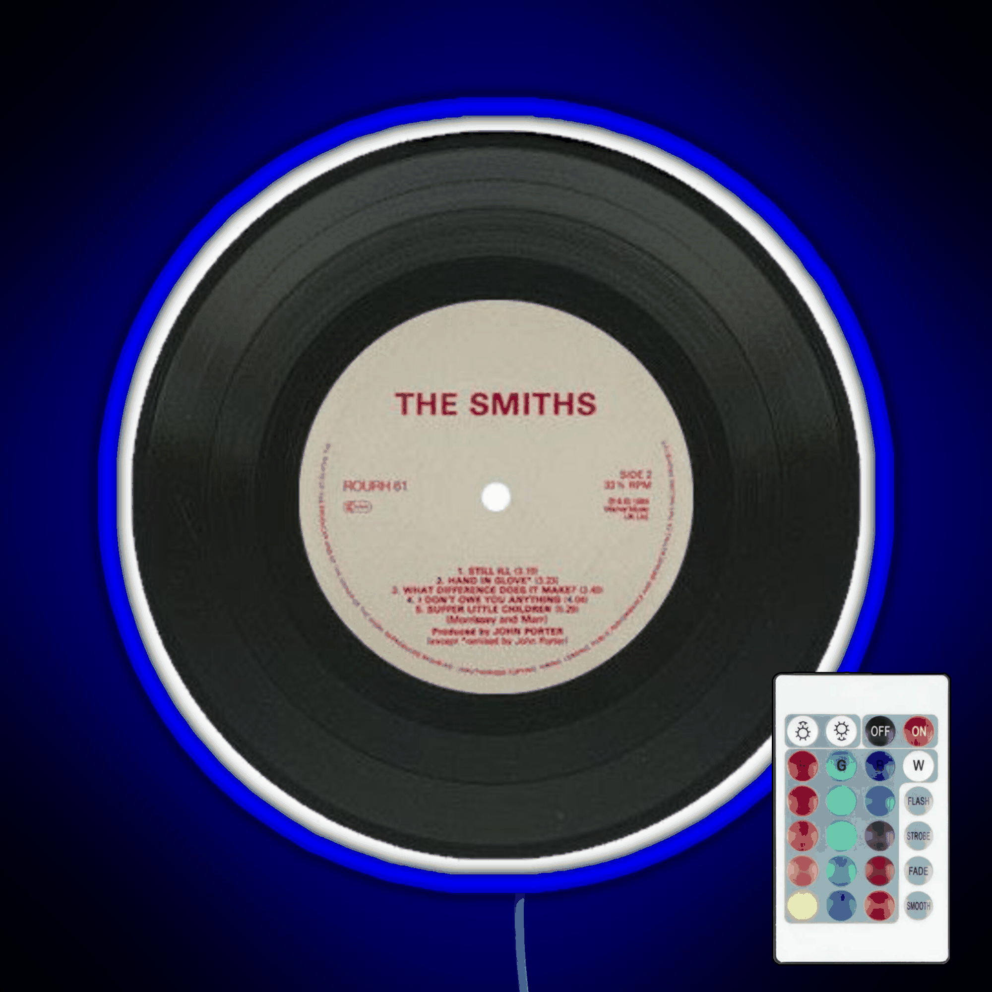 The Smiths Music Disc Rgb Led Neon Sign Pop Wall Art