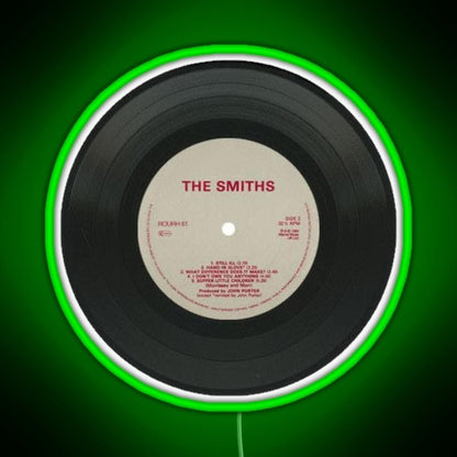 The Smiths Music Disc Rgb Led Neon Sign Pop Wall Art - Shineneon