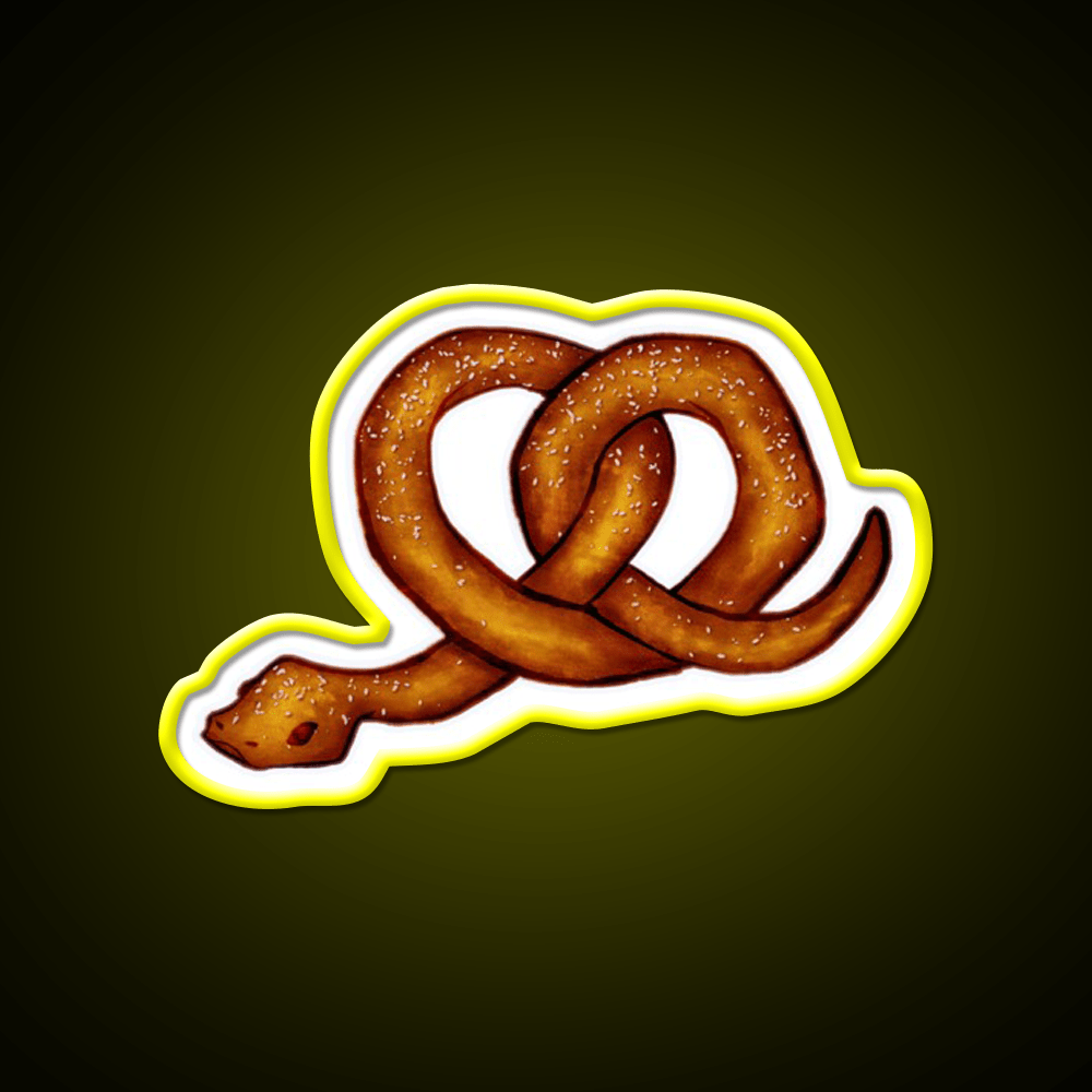 The Snekzel Snack Food Led Neon Sign Rgb Color - Shineneon