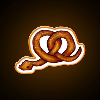 The Snekzel Snack Food Led Neon Sign Rgb Color - Shineneon
