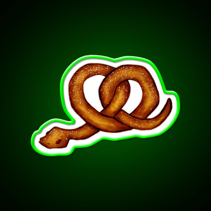 The Snekzel Snack Food Led Neon Sign Rgb Color - Shineneon