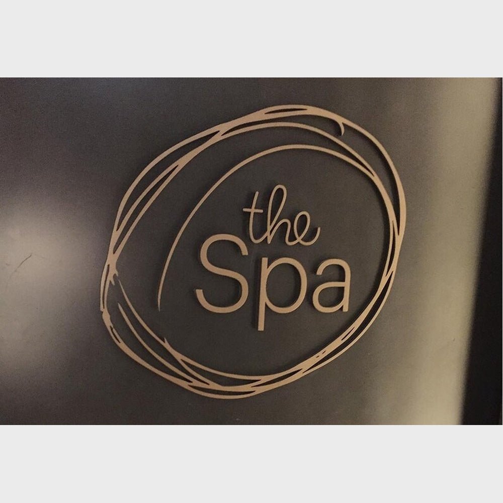 The Spa Logo 3D Backlit Channel Letters Led Light Sign - Shineneon