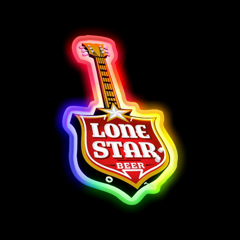 The Star Whiskey Drink Bar Led Neon Sign Rgb Color