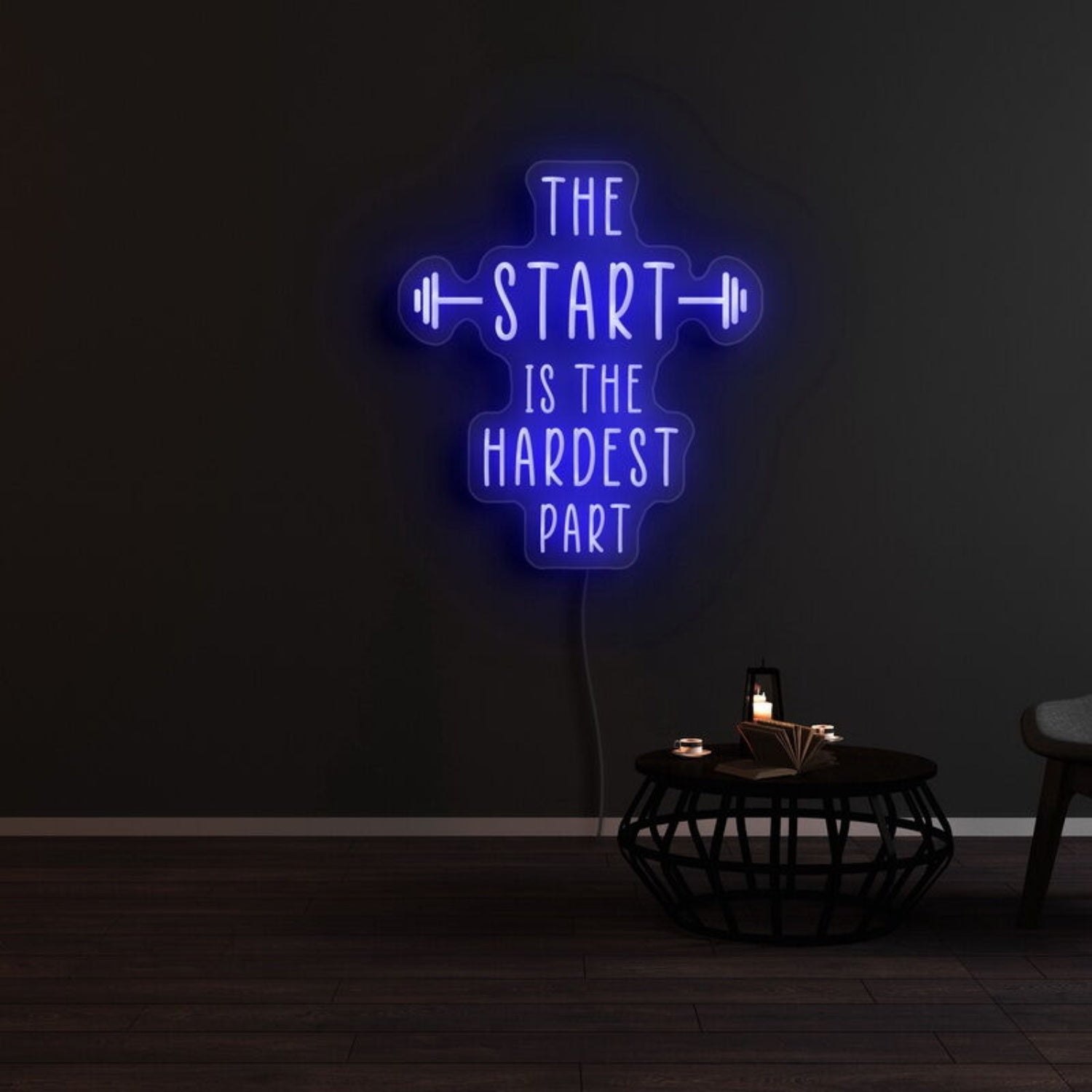 The Start Is The Hardest Part Led Neon Sign | Shineneon