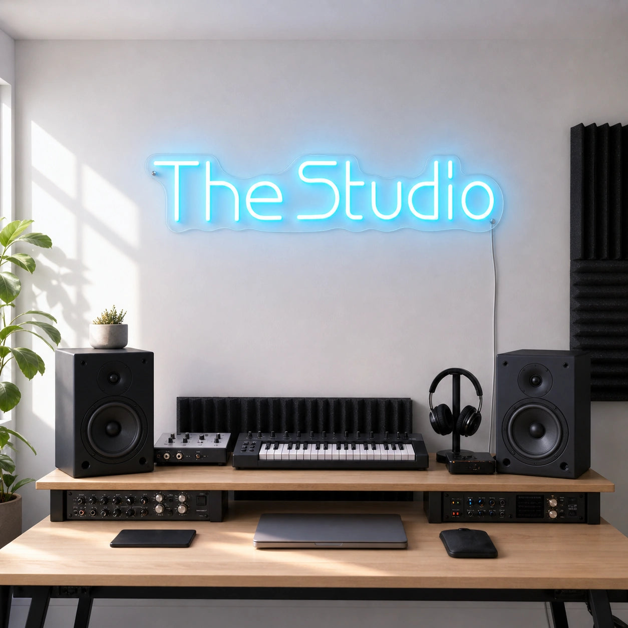 The Studio Wall Decor LED Neon Sign real lifestyle scene